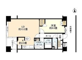 クオリア後楽園 5階 間取り図