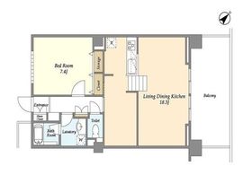 日本橋安田スカイゲート 906 間取り図
