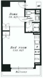 ロジェ二番町 405 間取り図