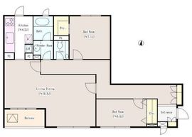 K6COURT 205 間取り図