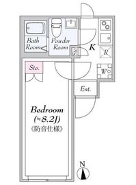 リヨンドール芝公園 5階 間取り図