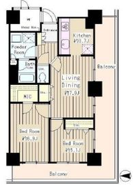 イーストコア曳舟一番館 8階 間取り図