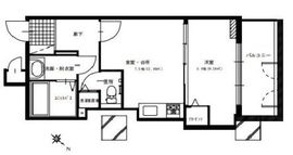 ムーンアイランドタワー 5階 間取り図