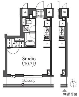 J.リヴェール学芸大学 304 間取り図
