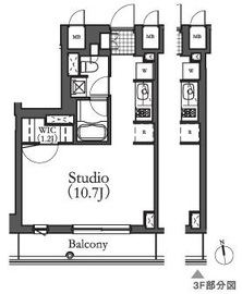 ルフォンプログレ学芸大学 304 間取り図