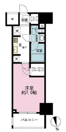 クレヴィア赤羽ステーションテラス 12階 間取り図