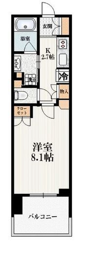 パークハウスサンセジュール 2階 間取り図