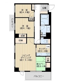 サンクタス文京大塚ボゥテラス 5階 間取り図