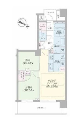 パークホームズ豊洲ザ・レジデンス 7階 間取り図