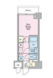 リビオメゾン戸越銀座 810 間取り図