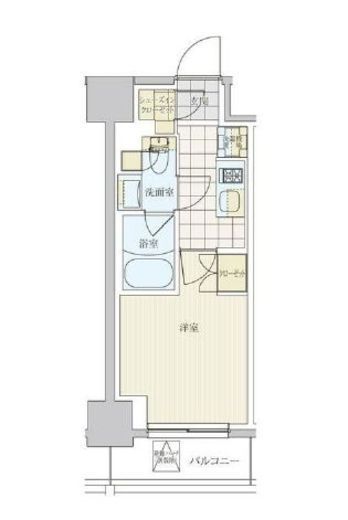 リビオメゾン戸越銀座 302 間取り図