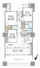 ブリリア有明スカイタワー 17階 間取り図