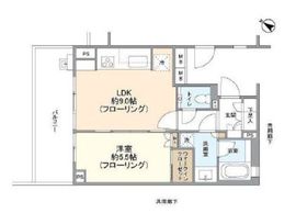 プラウド代々木初台 2階 間取り図
