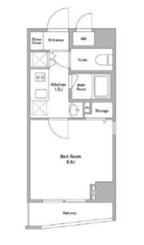 KDXレジデンス早稲田鶴巻 3階 間取り図