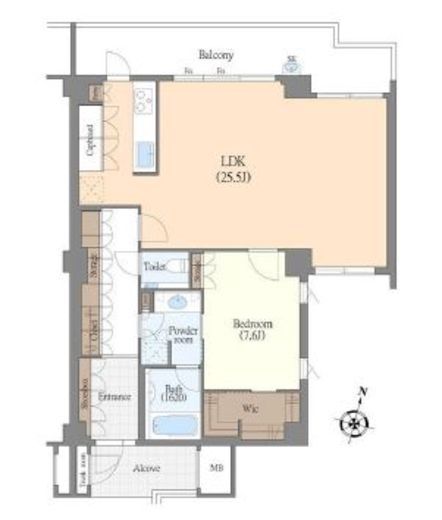 深沢ハウス 4階 間取り図