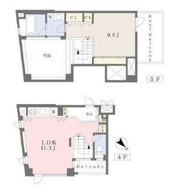 レグノ・フィーゴ駒場東大前 4階 間取り図