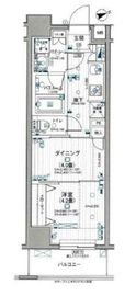 日神デュオステージ浅草三筋 3階 間取り図