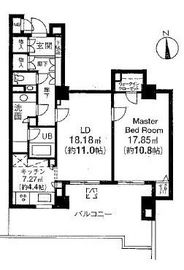 アパートメンツ東山 103 間取り図