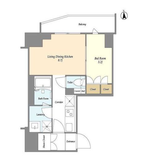 グランデエテルノ 701 間取り図