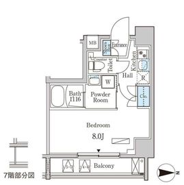 オープンブルーム東日本橋 301 間取り図