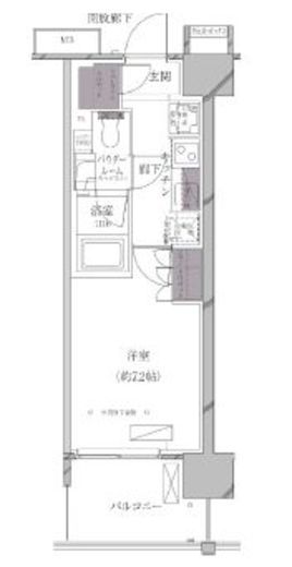 A-standard芝浦 306 間取り図