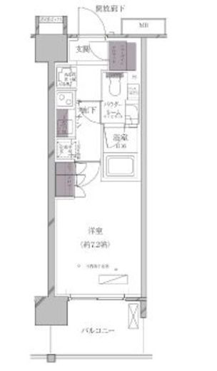 A-standard芝浦 307 間取り図