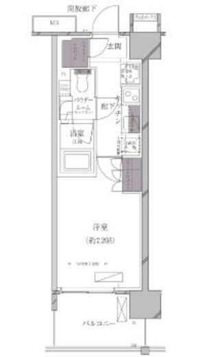 A-standard芝浦 312 間取り図