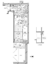 ディアナコート池田山公園 1階 間取り図