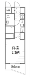 グランド・ガーラ西麻布 1階 間取り図