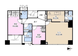 パークハウス高輪プラテア 1階 間取り図