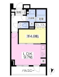 ルピナス高輪 3階 間取り図