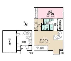 コリーヌ白銀 102 間取り図