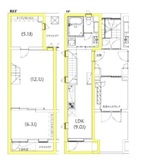 Ts Residence白金高輪 102 間取り図