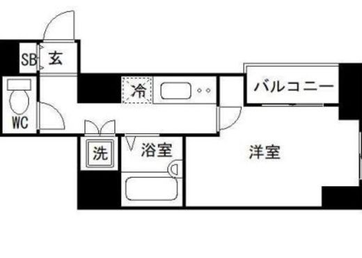 ドルチェ京橋壱番館 3階 間取り図