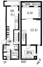 Ts Residence白金高輪 101 間取り図