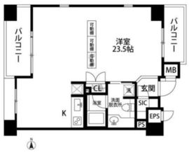 THEパームス三田 4階 間取り図