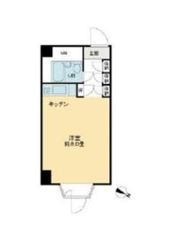 赤坂ベルゴ 7階 間取り図