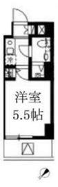 プレジール神宮前 204 間取り図