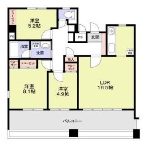 マルベリー小石川 4階 間取り図