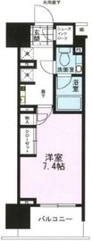 クレヴィア両国国技館通り 4階 間取り図