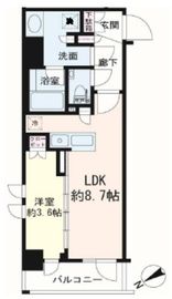デュオステージ下落合 2階 間取り図