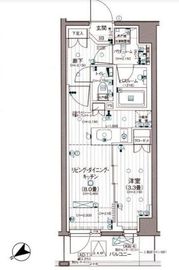 デュオステージ下落合 3階 間取り図