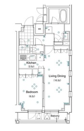 アパートメンツ都立大学 405 間取り図