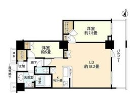 THE KOSUGI TOWER 28階 間取り図