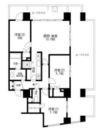 アーバンパーク麻布十番 1002 間取り図