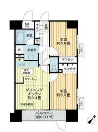 ライオンズプラザ池田山 1階 間取り図