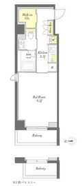 プライムメゾン西早稲田 111 間取り図
