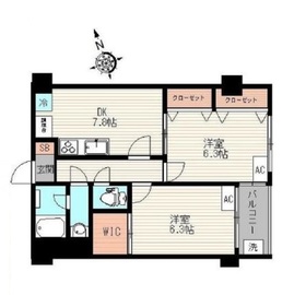 ヴィラロイヤル東中野 3階 間取り図