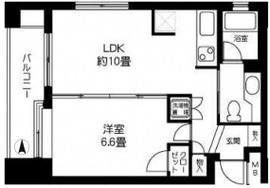 朝日サテライト六本木 5階 間取り図