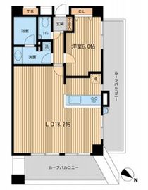 HF学芸大学レジデンス2 503 間取り図